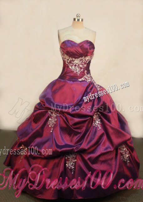 Sweetheart Appliques and Pick-ups Quinceanera Dresses on Sale